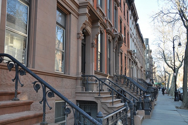 Brooklyn brownstone apartments by Jay Woodworth on Flickr