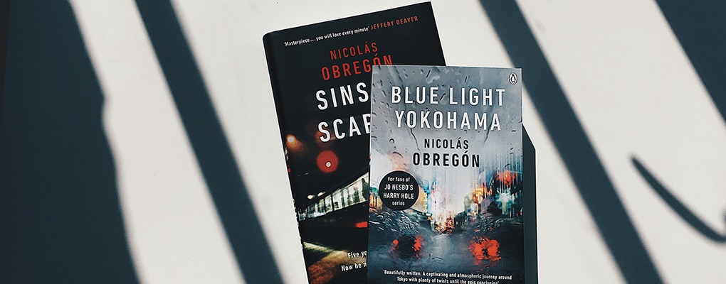 Introducing Inspector Iwata - Nicolas Obregon's series detective and star of Blue Light Yokohama and Sins as Scarlet