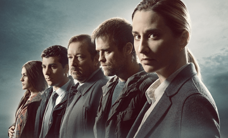 The cast of The Bay series 1 episode 1. Read our review here
