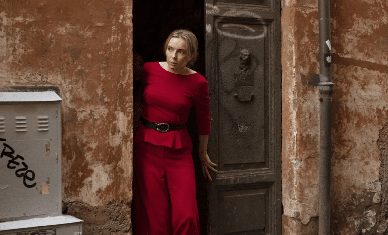 Jodie Comer stars as Villanelle in Killing Eve series 2 episode 8