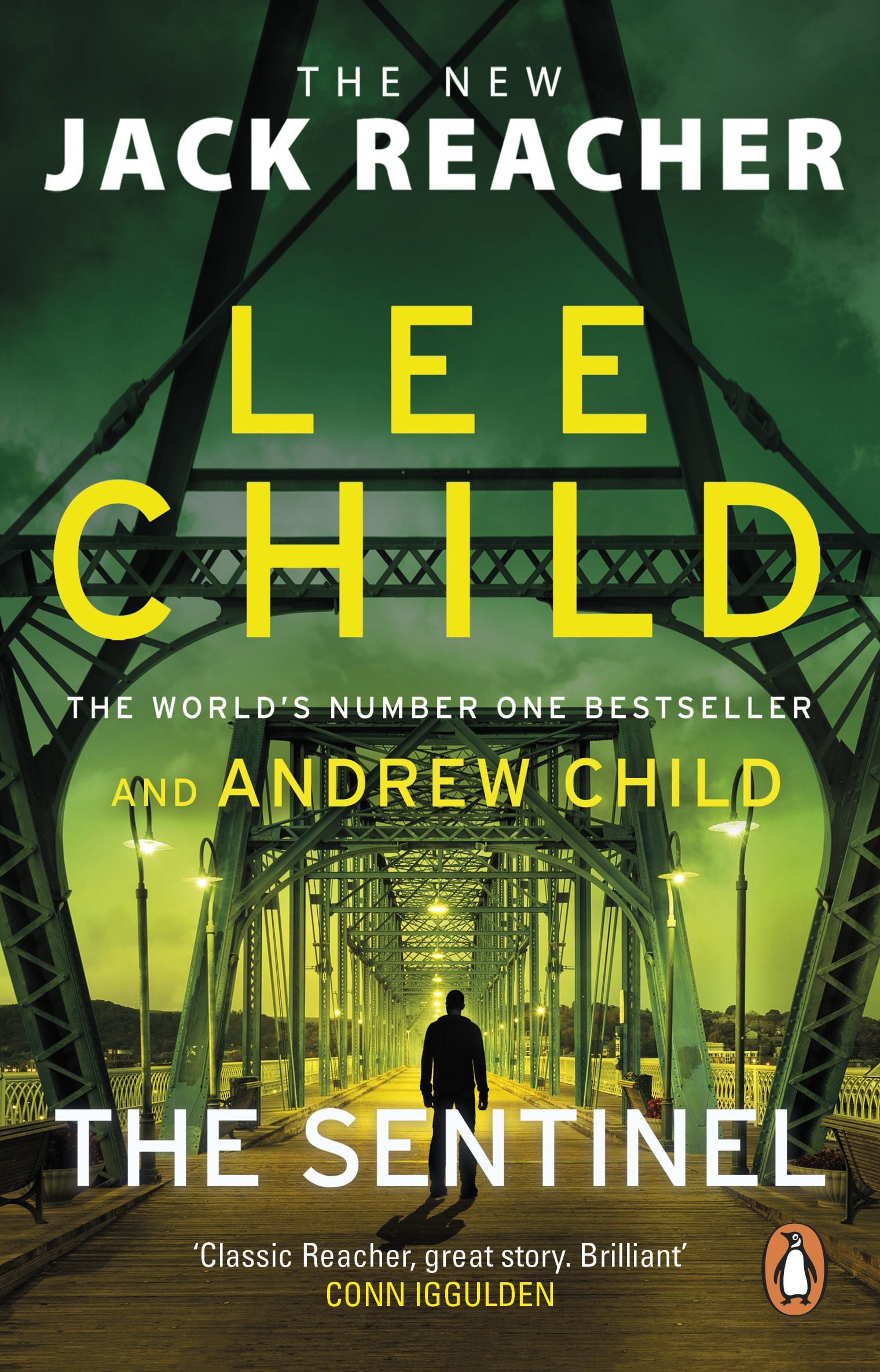 Cover of The Sentinel by Lee Child and Andrew Child, one of the best books out this month