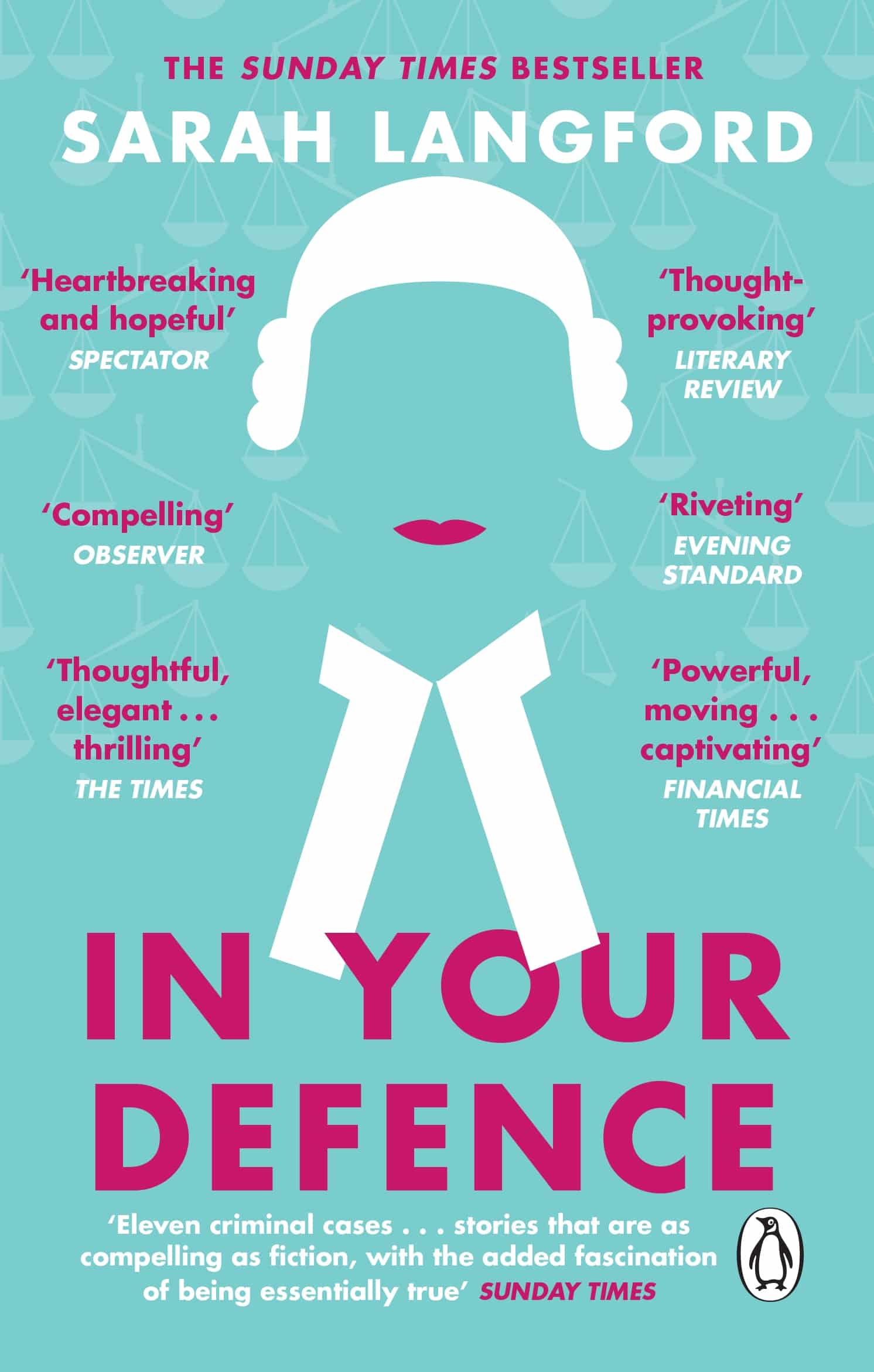 Book cover of In Your Defence by Sarah Langford