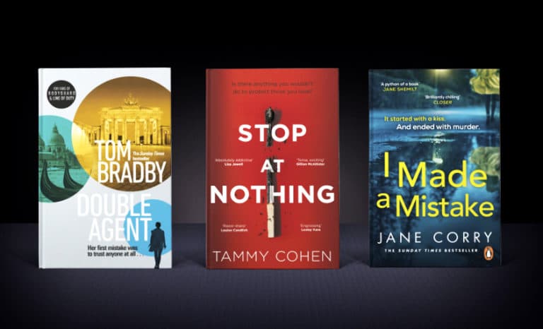 a selection of the best books out in may 2020, including double agent by tom bradby, stop at nothing by tammy cohen and i made a mistake by jane corry