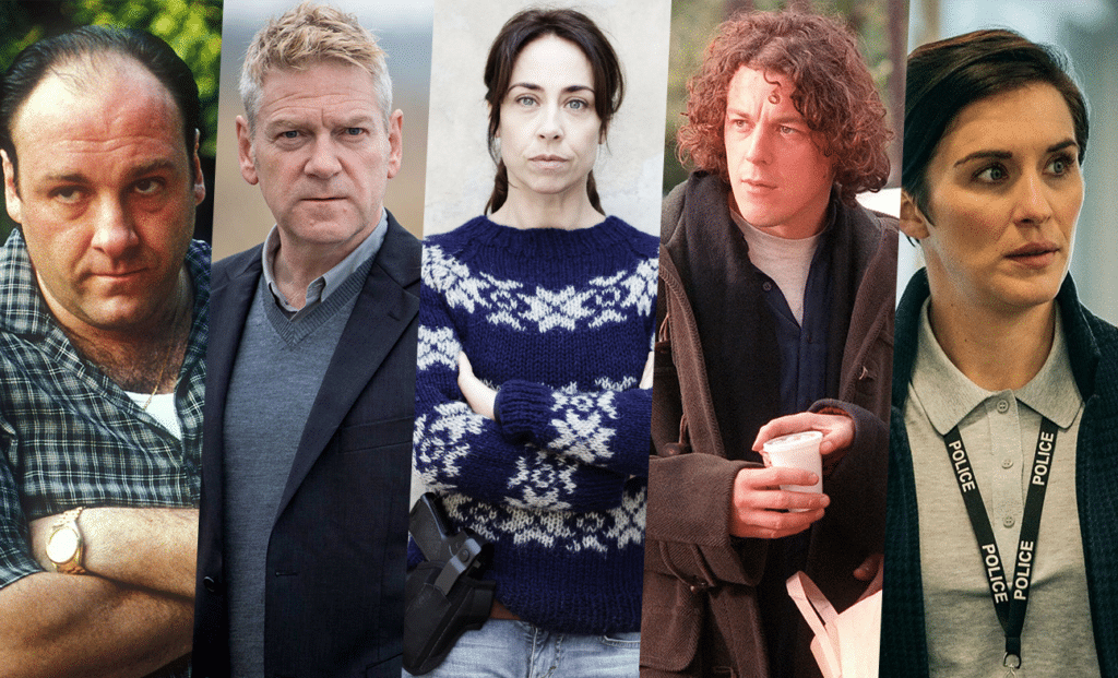 Images from some of the best crime TV shows of all time, including The Sopranos, The Killing, Jonathan Creek, Line of Duty and Wallander