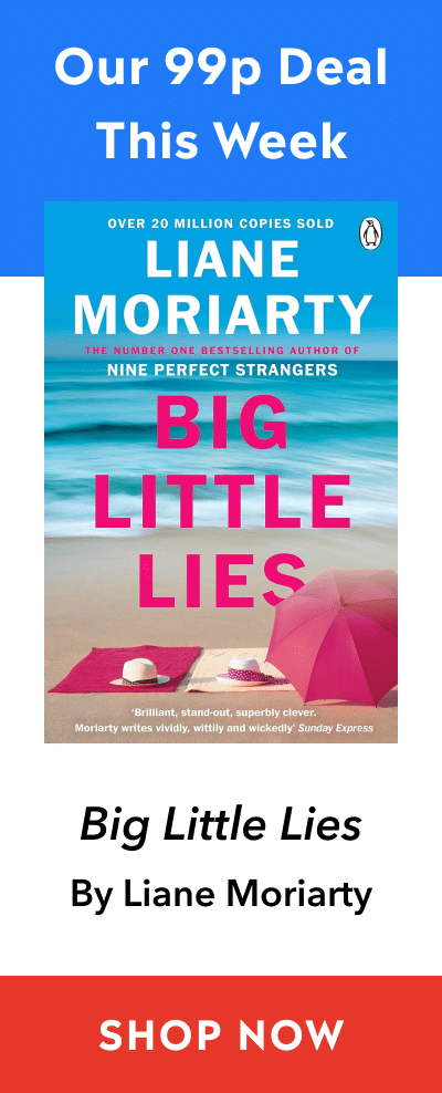 Advert for Big Littles Lies by Liane Moriarty, available for 99p in eBook