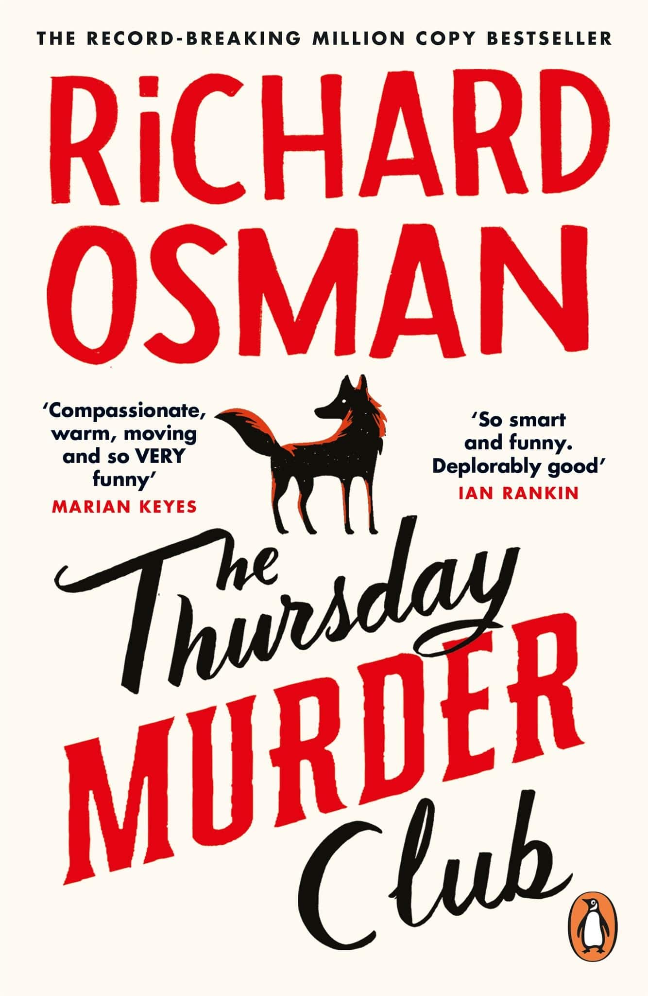 Book jacket of The Thursday Murder Club by Richard Osman