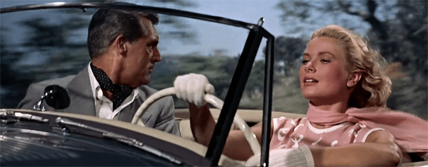 Image of Carey Grant and Grace Kelly in To Catch A Thief, one of the best films on TV this Christmas