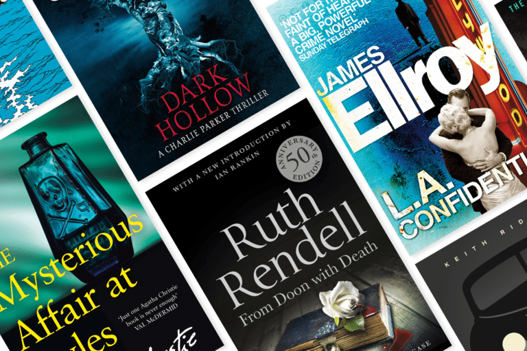Image showing a selection of books about the best detective duos according to Cara Hunter, Tim Weaver and Abir Mukherjee