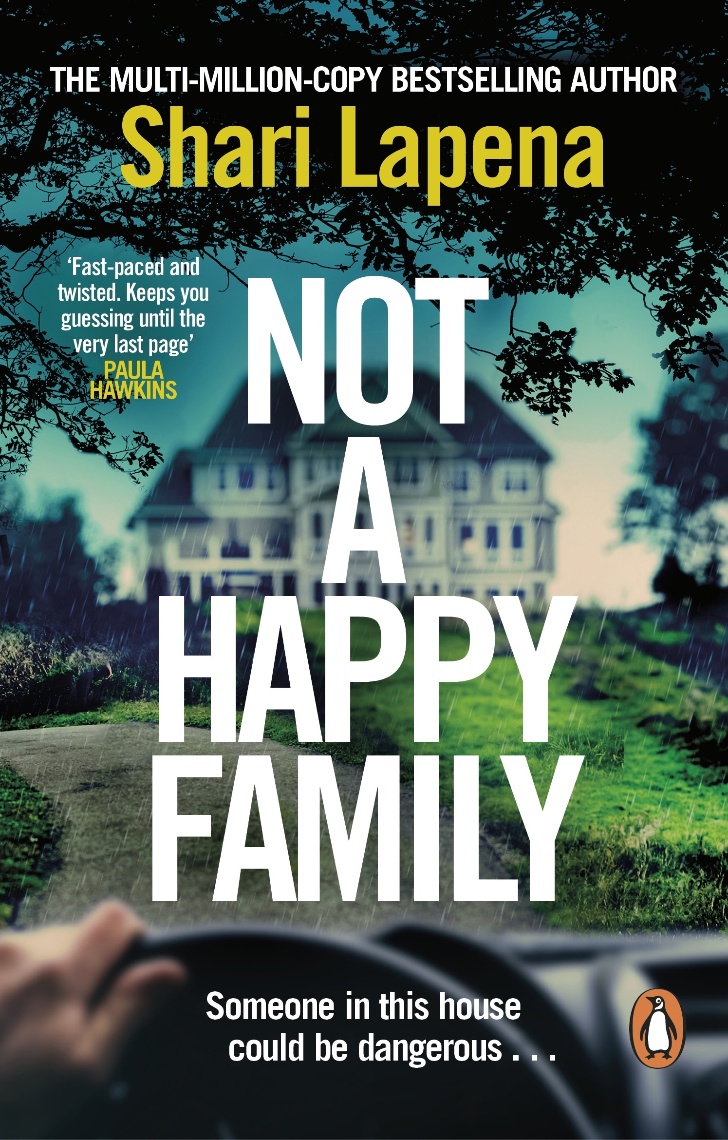 Book cover for Not a Happy Family by Shari Lapena