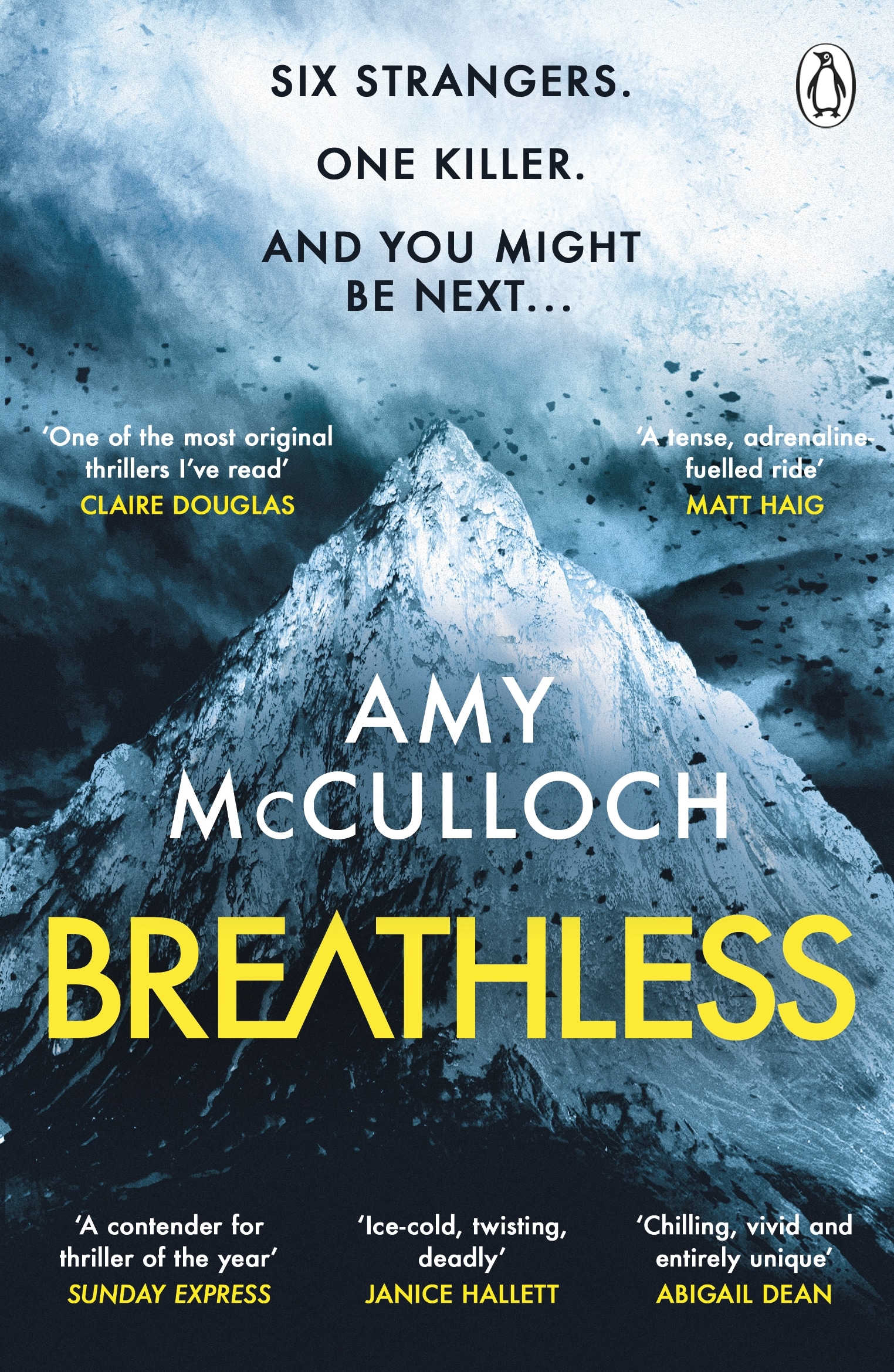 Book cover of Breathless by Amy McCulloch