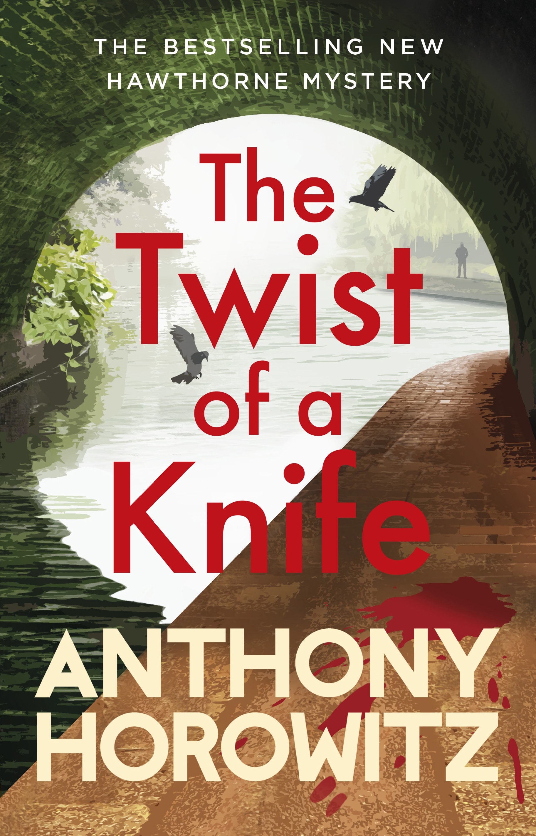 Book cover of The Twist of a Knife by Anthony Horowitz, book 4 in the Hawthorne and Horowitz series