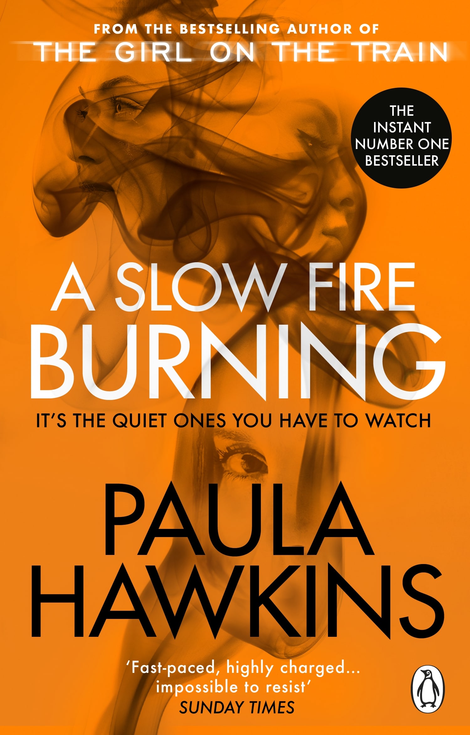 Book cover of A Slow Fire Burning by Paula Hawkins