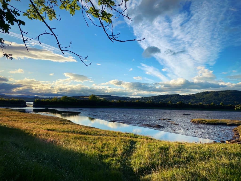 Photo of marshland near the Witch's Coffin in the Scottish Highlands