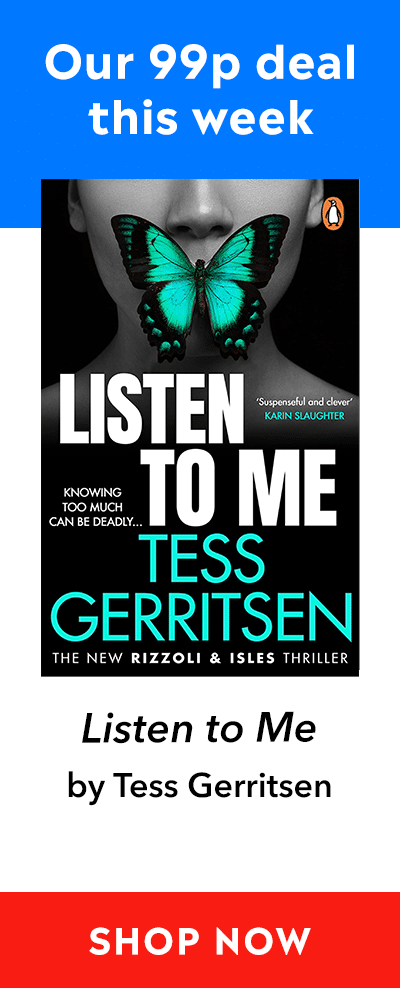 Advert for Listen to Me by Tess Gerritsen, for 99p in eBook