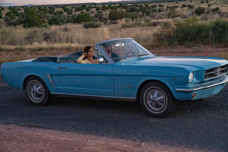 Wilderness TV show: Jenna Coleman and Oliver Jackson-Cohen in a car scene