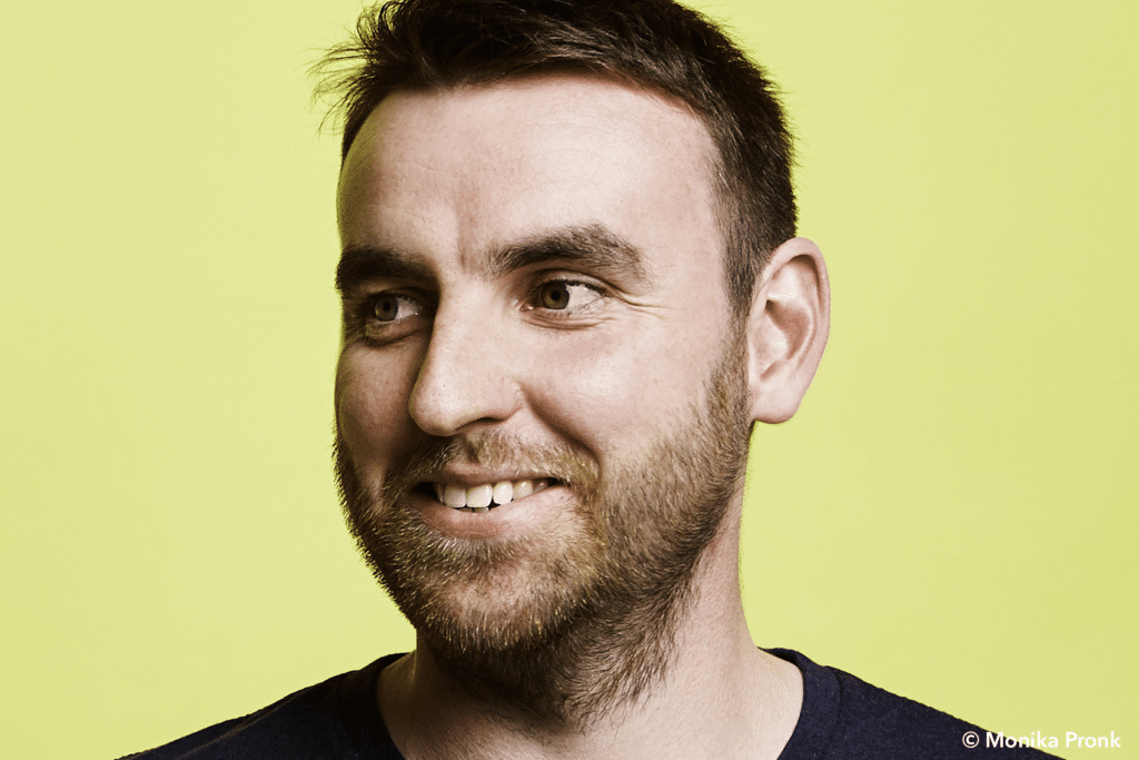 Headshot of Benjamin Stevenson, taken by Monica Pronk