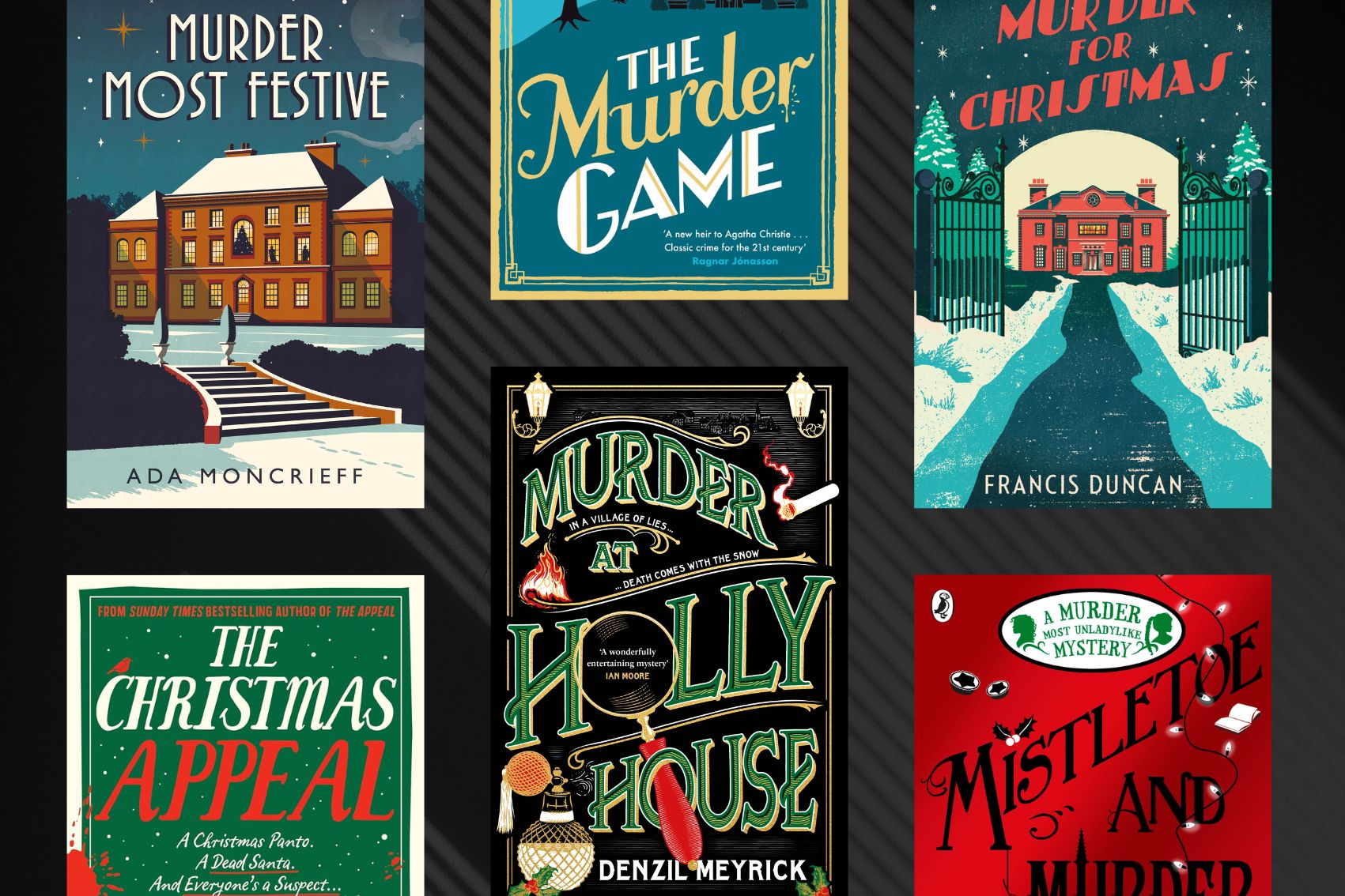 The best Christmas cosy crime books