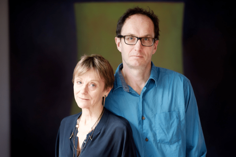 Headshot of Nicci French, pseudonym of English wife-and-husband team Nicci Gerrard and Sean French.