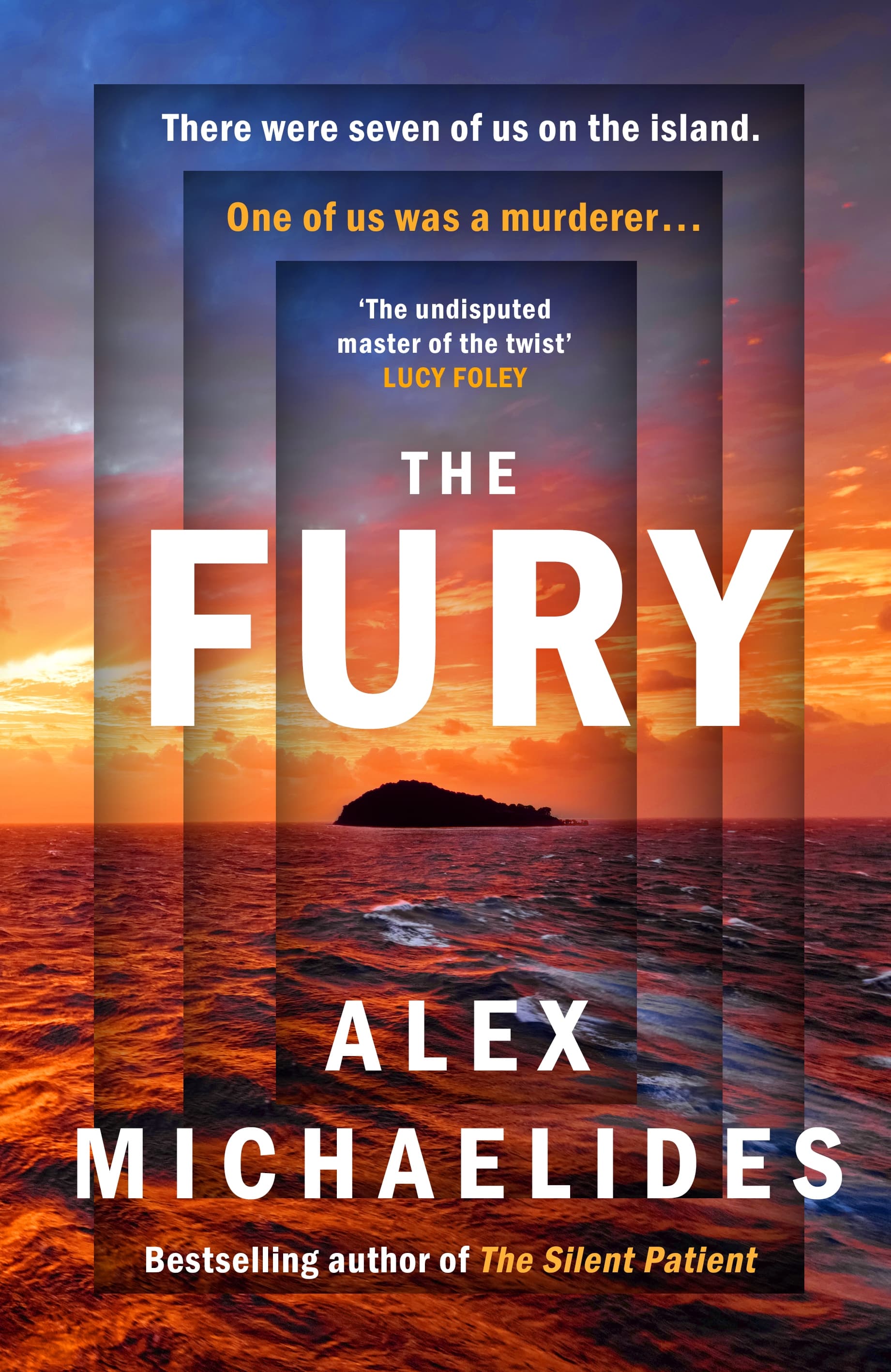The Fury by Alex Michaelides book cover