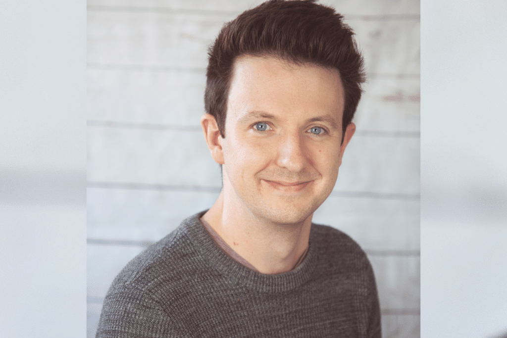 Headshot of Tom Hindle by Rachel Pendlebury