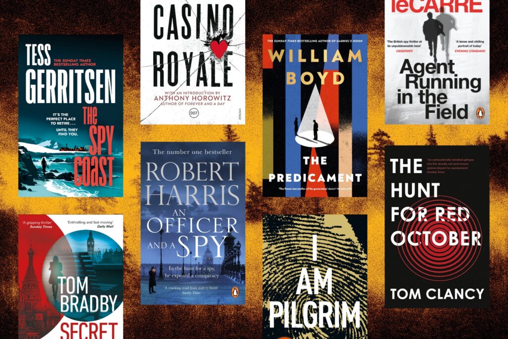 Best spy novels of all time, including Casino Royale, I Am Pilgrim, The Hunt for Red October and Agent Running In the Field.