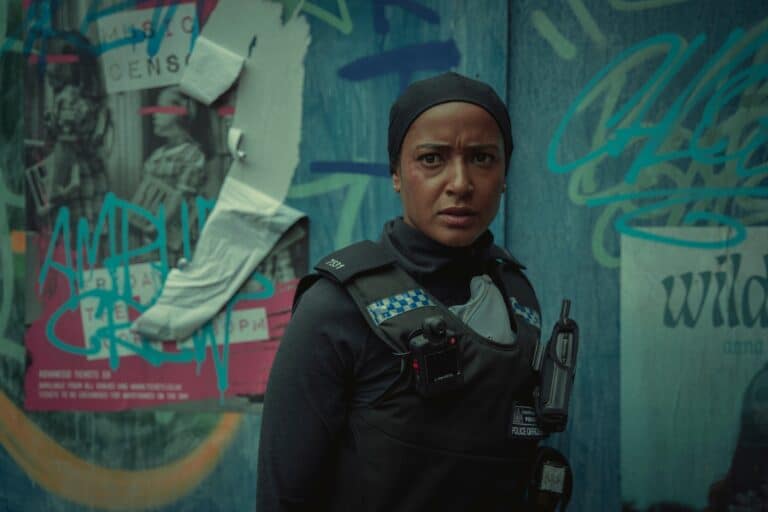 Still from the Netflix crime TV series Bodies