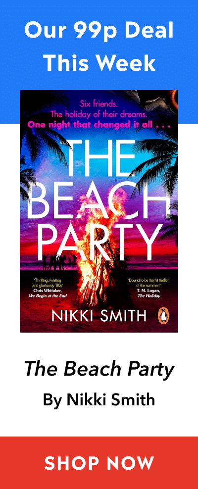 Advert for The Beach Party by Nikki Smith for 99p in eBook format