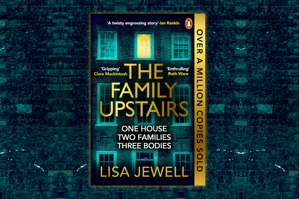 The Family Upstairs by Lisa Jewell book cover.