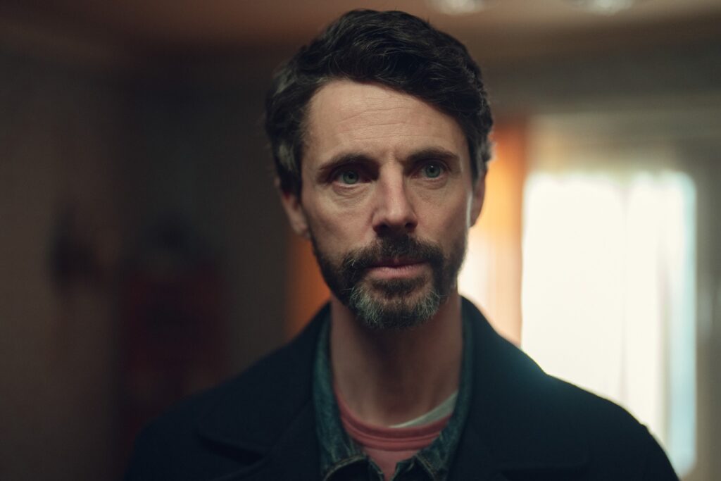 Matthew Goode as DCI Carl Morck in the Department Q Netflix series.