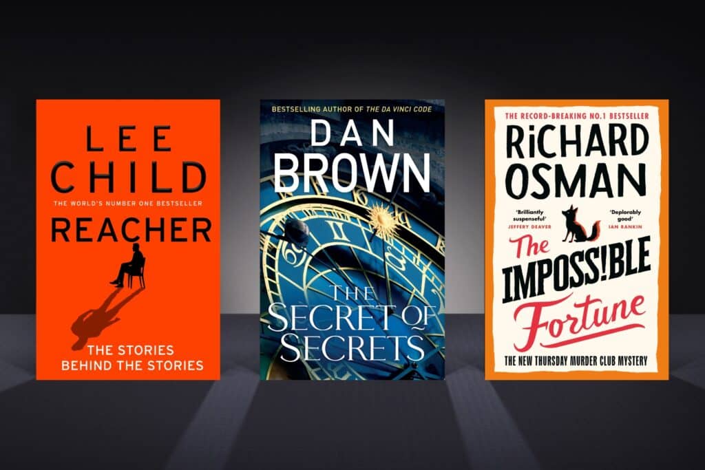 Best books out in September 2025, including new books from Lee Child, Dan Brown and Richard Osman.