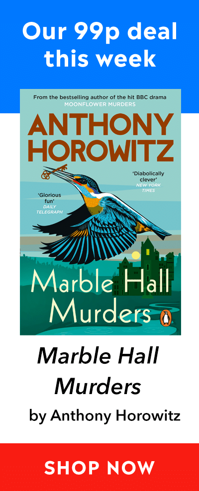 Advert for our 99p eBook deal of the week -Marble Hall Murders by Anthony Horowitz. Click here for more information.
