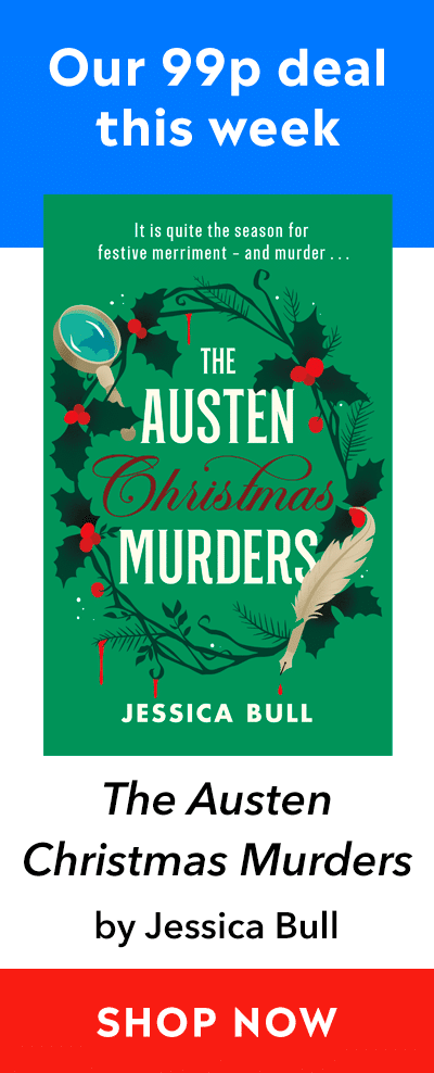 Advert for our 99p eBook deal of the week - The Austen Christmas Murders by Jessica Bull. Click here for more information.