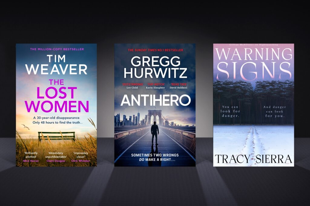 Best crime books out in February 2026, including The Lost Women, Antihero and Warning Signs.
