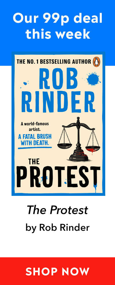 Advert for our 99p eBook deal of the week - The Protest by Rob Rinder. Click here for more information.