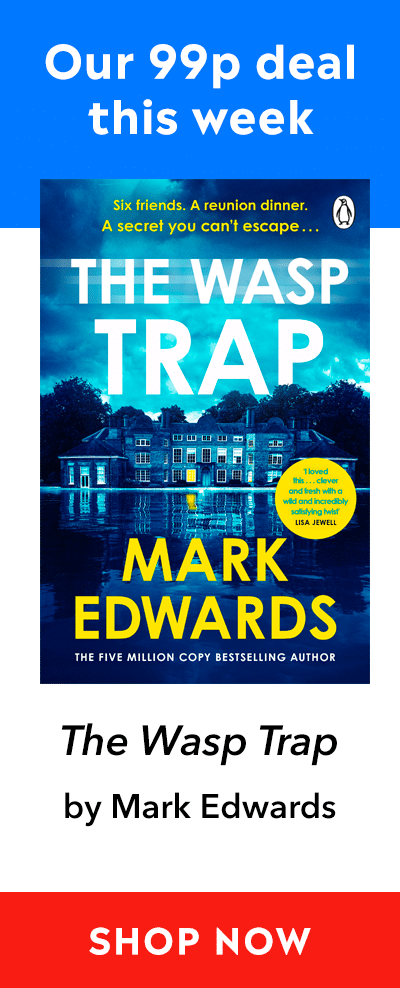 Advert for our 99p eBook deal of the week - The Wasp Trap by Mark Edwards. Click here for more information.