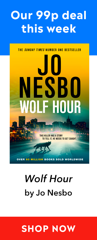 Advert for our 99p eBook deal of the week - Wolf Hour by Jo Nesbo. Click here for more information.