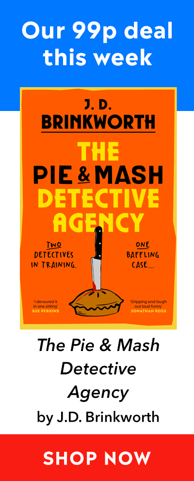 Advert for our 99p eBook deal of the week - The Pie and Mash Detective Agency by J.D. Brinkworth. Click here for more information.
